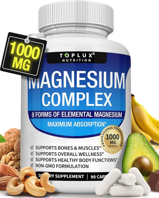 MAGNESIUM COMPLEX 90 CAPSULAS -BIENESTAR CARDIOVASCULAR Y NEUROLÓGICO